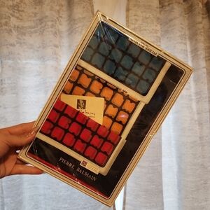 Pierre Balmain Colorful Hanky / Scarf Set